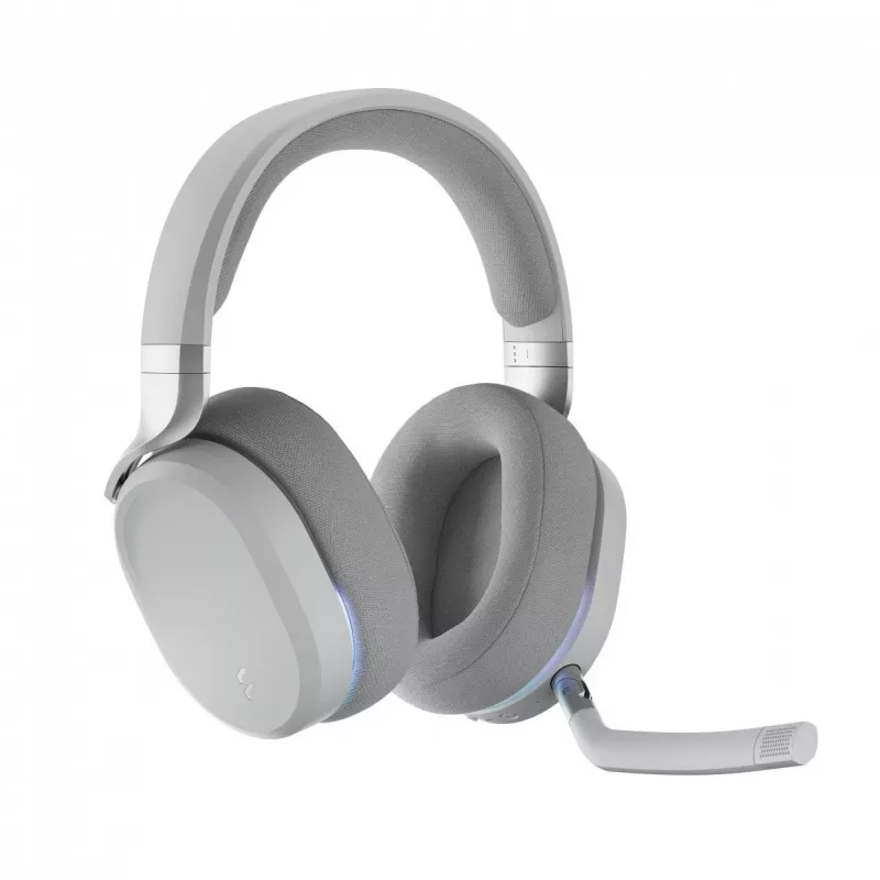 Auriculares Fractal Design Scape con cable e inalámbricos diadema música base de carga gris