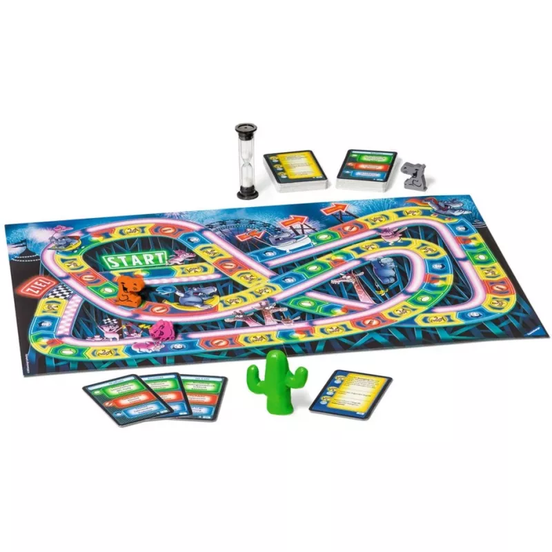El hipopótamo en la montaña rusa, juego de fiesta
