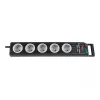 Alargador de corriente Brennenstuhl 1153380115 2,5 m 5 tomas AC Negro Gris