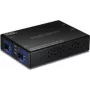 TRENDnet SWITCH GIGABIT DE 4 PUERTOS - Switch - 1 Gbit/s (TFC-G22SFP)