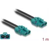 Cable DeLOCK HDMTD Z conector hembra doble a HDMTD Z conector hembra doble 1 m