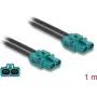 Cable DeLOCK HDMTD Z conector hembra doble a HDMTD Z conector hembra doble 1 m