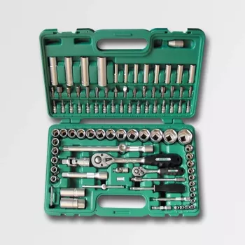 Juego de llaves HONITON 94 piezas Professional H4060 — llaves mixtas de boca/estrella y vasos, maletín de almacenamiento