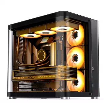 Carcasa de PC Jonsbo TK-2 2.0 Midi Tower negra