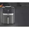 Freidora de aire Tefal Easy Fry Silence EY551HE0 individual 5 L de pie negra, gris, acero inoxidable