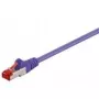 Cable de red Goobay 93342 0,25 m Cat6 violeta