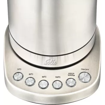 Hervidor de agua eléctrico Solis 1,7 L 2200 W acero inoxidable