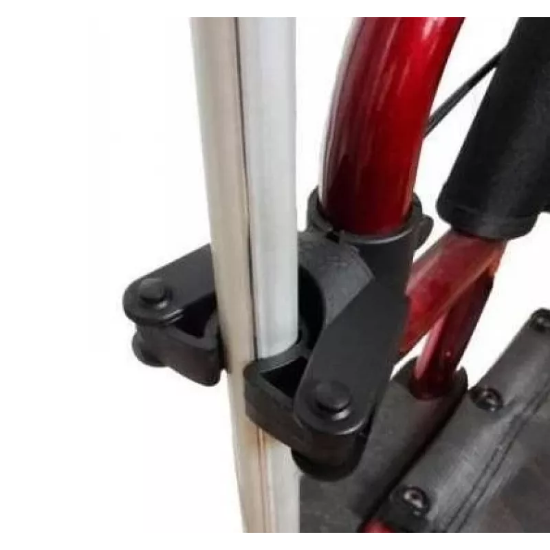Soporte de muletas para silla de ruedas