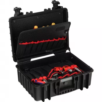 Knipex Robust23 Start Electrician juego de herramientas para electricista, 24 piezas en maletín, 00 21 34 HL S2
