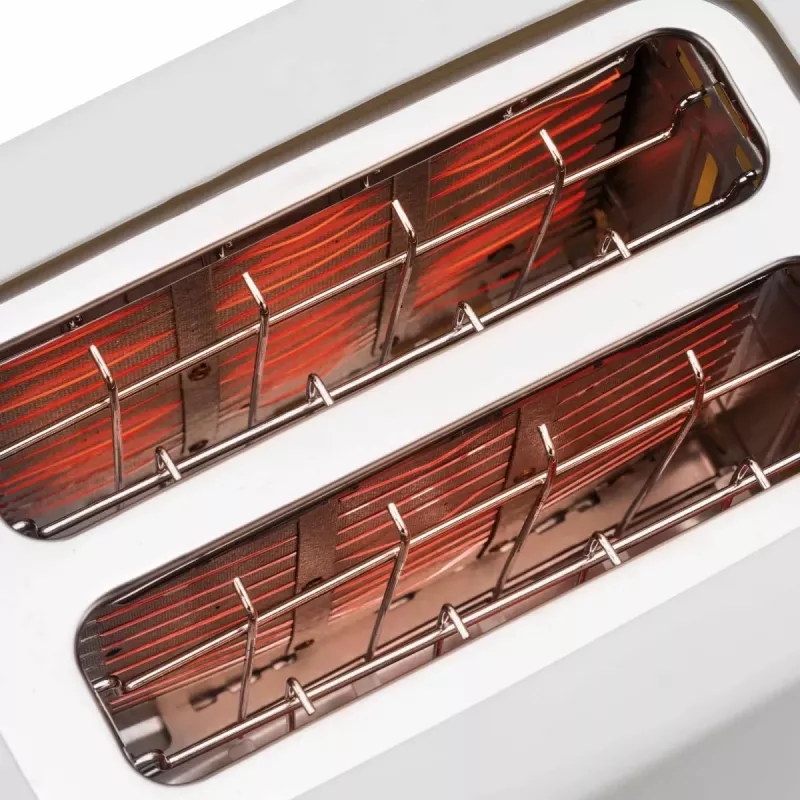 Jata JETT1048 tostadora, 2 ranuras, 750 W, 6 niveles de tostado, blanca