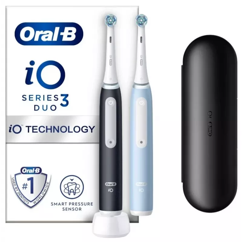 Cepillo de dientes eléctrico Oral-B iO3 Series, negro