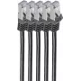 Cable de red ShiverPeaks BS75513-S-SET5 negro 3m Cat7 S/FTP