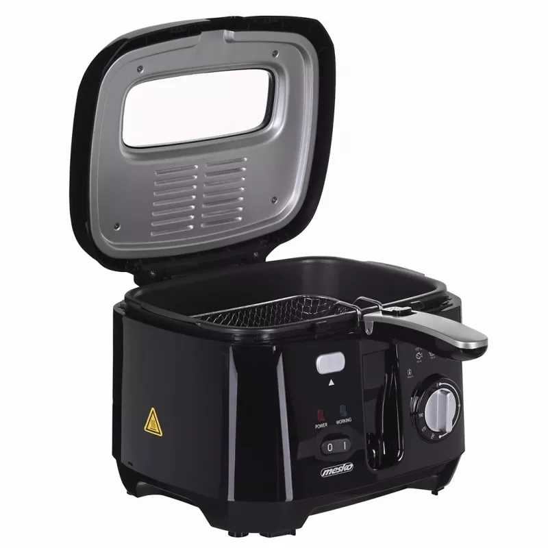Freidora Mesko Home MS 4908 Single 2,5 L 1800 W negro gris