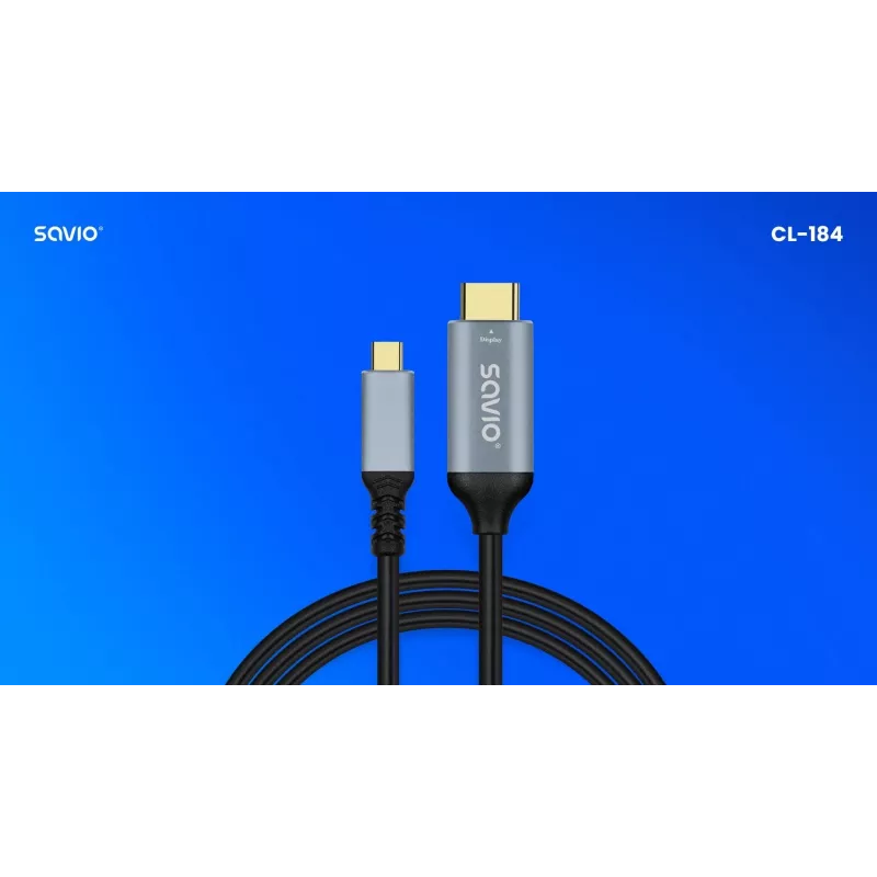 Cable USB-C a HDMI v2.0b, 3m, cobre CL-184