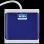 HID OMNIKEY 5022 CL (azul oscuro) - conector corto de 13 cm - conector macho USB-A estándar - solo lector sin contacto (13,56 MHz) - compatible con CCID - soporte de tarjeta y accesorios de montaje opcionales - MOQ 10