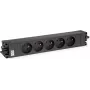Base de distribución eléctrica Bachmann STEP BASE 5xUTE 906.320 – módulo de 5 tomas de corriente