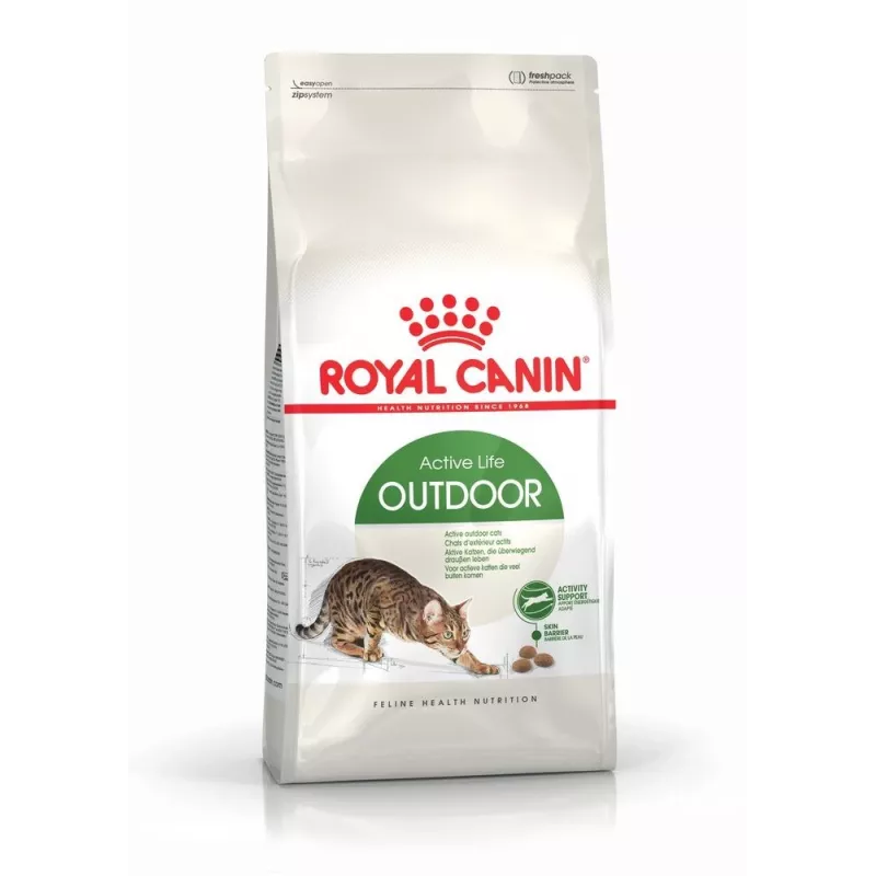 Pienso seco para gatos Royal Canin Active Life Outdoor 4 kg — Adult, aves, 30% proteina, 20% grasa