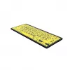 Teclado Logickeyboard LKB-LPBY-BTON-DE Bluetooth QWERTZ Alemán Negro - Amarillo (LKB-LPBY-BTON-DE)