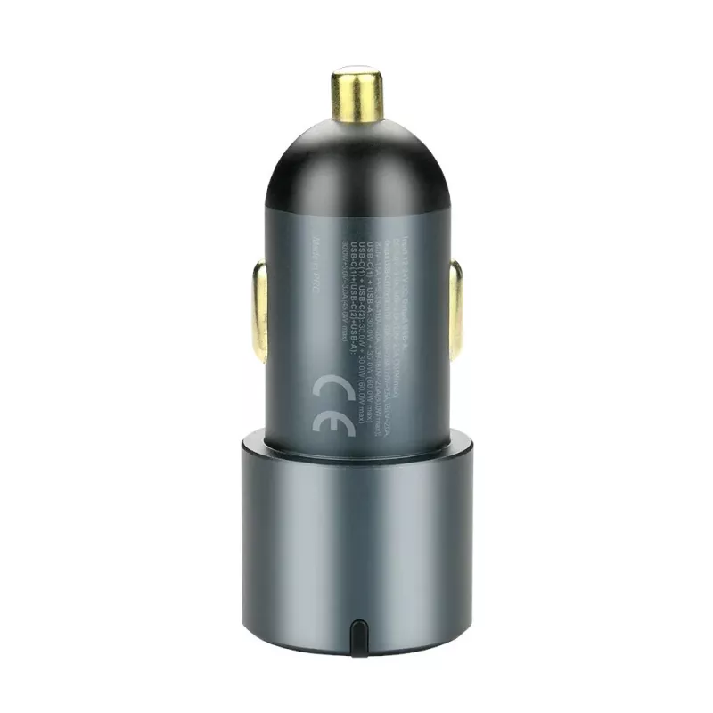 Cargador de coche everActive CC-40Q QC3.0 60W, adaptador de coche USB para cargar dispositivos móviles