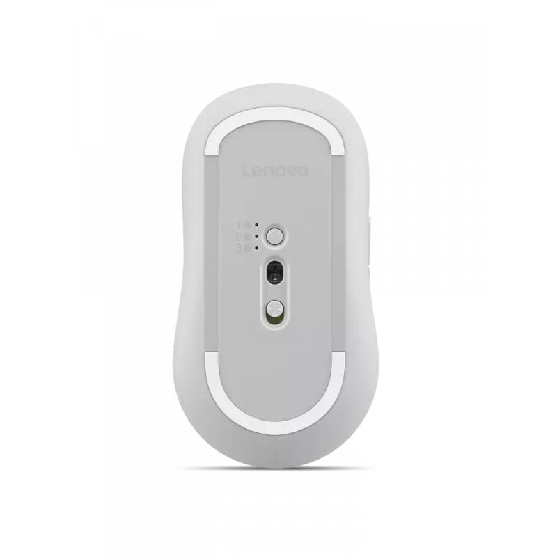Ratón Lenovo Yoga ambidiestro Bluetooth óptico 4000 DPI blanco, 8 botones, rueda