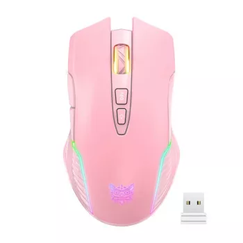 Ratón gaming Onikuma CW905 rosa 2.4G inalámbrico
