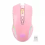 Ratón gaming Onikuma CW905 rosa 2.4G inalámbrico
