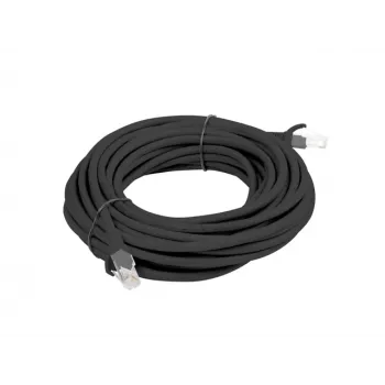 Cable de red LANBERG PCU5-10CC-0500-BK Cat5e U/UTP RJ-45 — 5 m, negro, conductor CCA