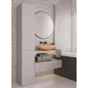Armario de baño alto con cesta Top E Shop NEL IV Kaszmir