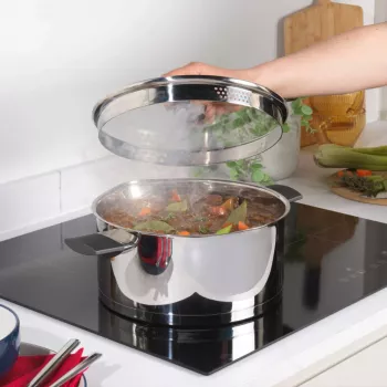 Olla Russell Hobbs RH01168EU7 24 cm acero inoxidable, apta para inducción, menaje de cocina