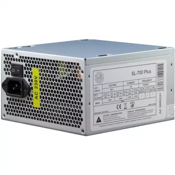 Inter-Tech SL-700 Plus - Fuente de alimentación (interna) - ATX12V 2.4 - AC 230 V - 700 Watt - PFC activo (88882141)