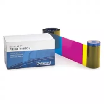 Datacard YMCKT - color (cian, magenta, amarillo, negro resina, barniz transparente) - cinta (color) - para Datacard SD20, R010 (534700-004-R010)