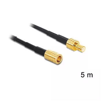 Cable coaxial DeLOCK 88649 5 m SMB Negro