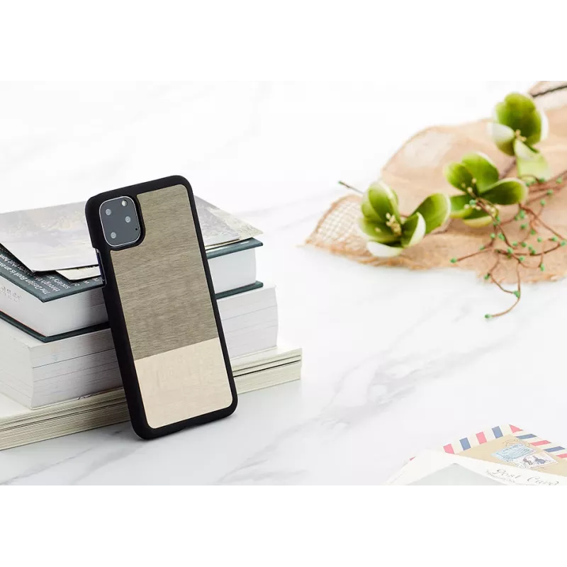 Funda para smartphone man and wood para iPhone 11 Pro Max – negra, funda protectora
