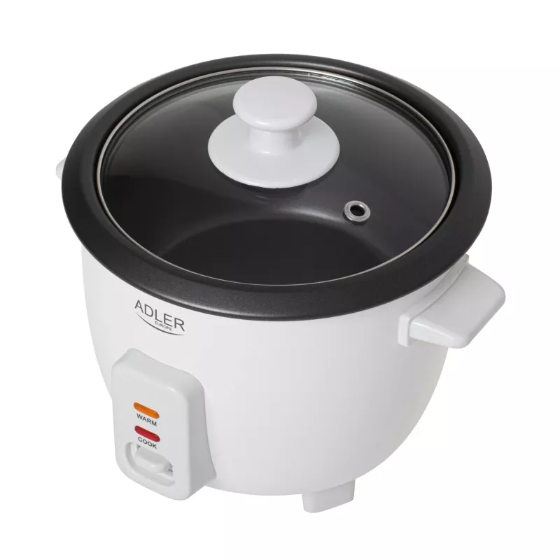 Adler AD 6418 olla arrocera negra, acero inoxidable 1000 W