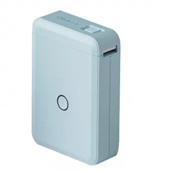 Impresora de etiquetas NIIMBOT D110_M Azul – impresora de etiquetas térmica directa portátil e inalámbrica, 300×300 DPI, 102 mm/s, ancho de impresión máx. 10,8 cm