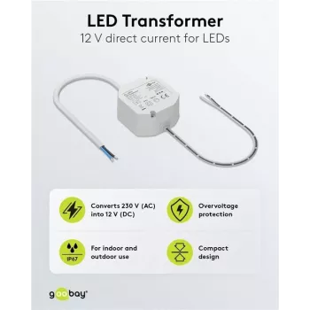 Goobay transformador LED 12 V/12 W (59575)