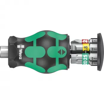 Kraftform compact Stubby Magazin 1 juego de puntas (negro/verde, 7 piezas)
