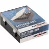 Ansmann Battery Box 48 Caja de baterías para 24x AA, 16x AAA y 4x 9V, Negro/Transparente