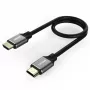 Cable HDMI Unitek C138W 2 m — HDMI 2.1, 48 Gbit/s, 4K/120Hz, HDR10 y Dolby Vision, ARC, conectores dorados