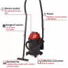 Einhell TC-VC 1930 A aspiradora de sólidos y líquidos, roja/negra