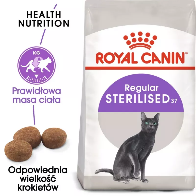 ROYAL CANIN Sterilised 37 - Pienso para gatos - 10 kg