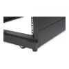 Carcasa rack independiente APC NetShelter SX 48U 600mm ancho x 1070mm fondo, capacidad 1704 kg, negro