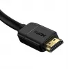 Cable Baseus 2x HDMI 2.0 4K 60Hz, 3D, HDR, 18 Gbit/s, 5 m (negro)