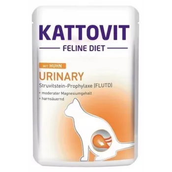 KATTOVIT Feline Diet Urinary pollo - Alimento húmedo para gatos - 85 g