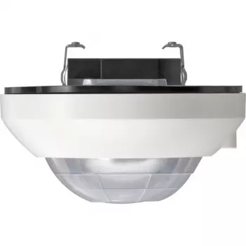 Detector de movimiento pasivo infrarrojo de techo GIRA 210602 — PIR cableado, alcance 2 m, detección 360°, blanco, AC