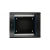 Caja rack Extralink 6U 600x600 AZH negra montaje en pared, abatible