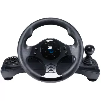 Volante + pedales Subsonic SA5156-NG rotación 270° USB negro