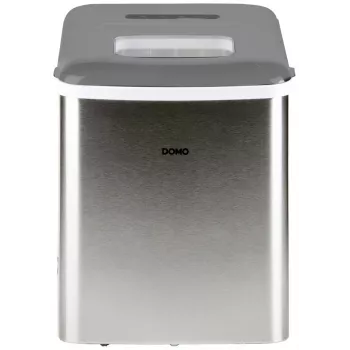 Máquina de hielo portátil Domo DO9253IB — 12 kg/24h, depósito de agua de 1,8 l, acero inoxidable