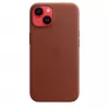 Apple | Funda de piel de 14 con MagSafe | Funda con MagSafe | Apple | iPhone 14 | Piel | Umber