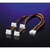Cable en Y ROLINE 4 pol. HDD / 4x 4 pol. HDD (90°) (11.03.1003)